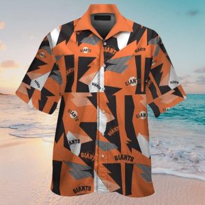 San Francisco Giants Short Sleeve Button Up Tropical Hawaiian Shirt VER011