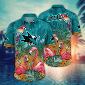 San Jose Sharks NHL Hawaiian Shirt Garden Parties KLA Shirt