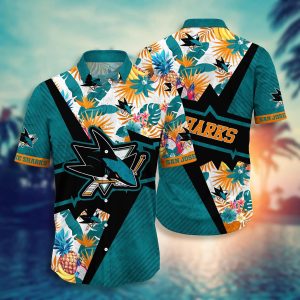 San Jose Sharks NHL Hawaiian Shirt Vacation Time KLA Shirt