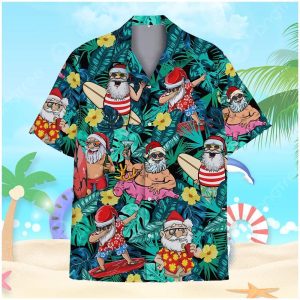 Santa Claus Christmas KLA Hawaiian Shirt For Men Women
