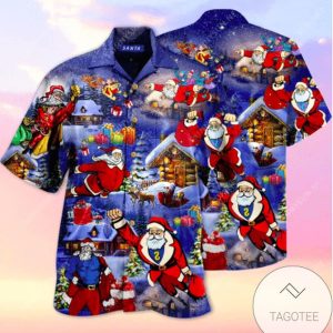 Santa Claus in Heroic Super Form Hawaiian Shirt Exclusive Wear