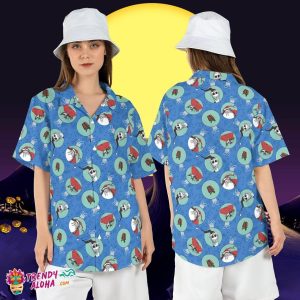 Santa Claus Jack Skellington Nightmare Xmas Hawaiian KLA Top
