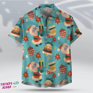 Santa Claus Merry Xmas Unisex Hawaiian Christmas Casual Tee