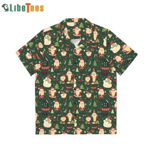 Santa Funny Christmas Button Up Shirt, Santa Trendy Hawaiian Shirt Perfect Gifts For Your Loved Ones
