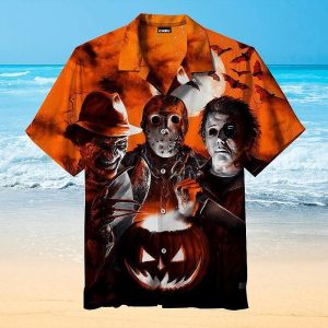 Sceaming Funny Halloween Trendy Hawaiian Shirt