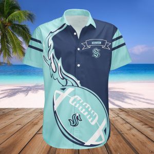 Seattle Kraken Hawaii Shirt Flame Ball – NHL