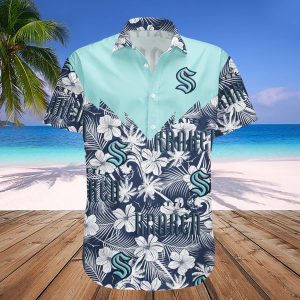 Seattle Kraken Hawaii Shirt Tropical Seamless- NHL