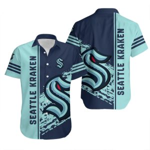 Seattle Kraken Hawaiian Shirt Quarter Style – NHL