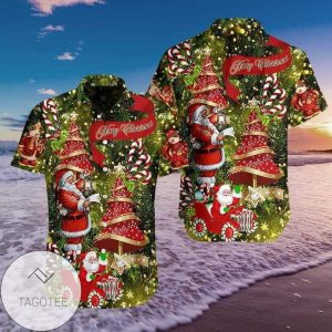 Shirts Believe In Magic Of Christmas Santa Claus Hawaiian Shirt