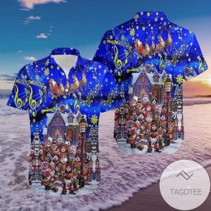 Shop Hawaiian Shirts Christmas Carols By Cute Cats
