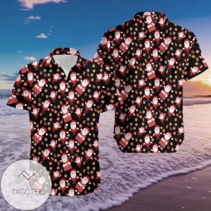 Shop Hawaiian Shirts Santa Claus Holiday Party Christmas