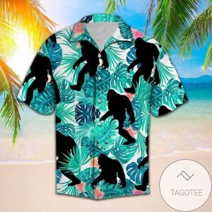 Simple Bigfoot Design Exclusive Hawaiian Shirt Unique