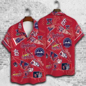 St Louis Cardinals in 3D Unique Hawaiian Shirt
