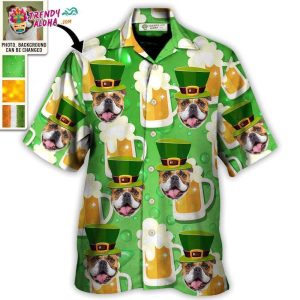 St Patrick’S Beer Lover Happy Saint Patrick’S Custom Photo – Hawaiian Shirt – Personalized Photo Gifts Hawaiian Shirt – Trendy KLA