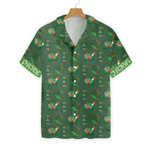 St Patrick’s Day Hawaii Shirt Irish Pride Flag The Harp KLA Shirt St Patrick’s Day Trendy Hawaiian Shirt