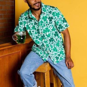 St Patricks Day Shamrockin Celebration Hawaiian Shirt Elegance Design