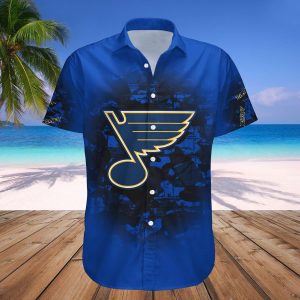 St. Louis Blues Hawaii Shirt Camouflage Vintage – NHL