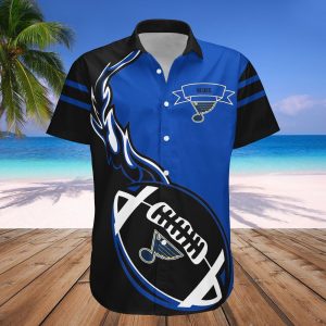 St. Louis Blues Hawaii Shirt Flame Ball – NHL