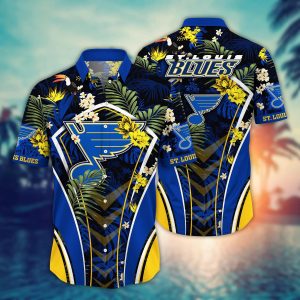 St. Louis Blues NHL Hawaiian Shirt Evening Strolls KLA Shirt