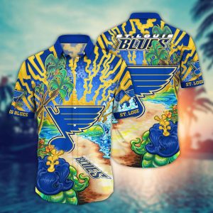 St. Louis Blues NHL Hawaiian Shirt Sunningtime KLA Shirt