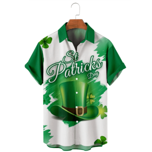 St. Patrick’s Trendy Hawaiian Shirt, Irish Trendy Hawaiian Shirt