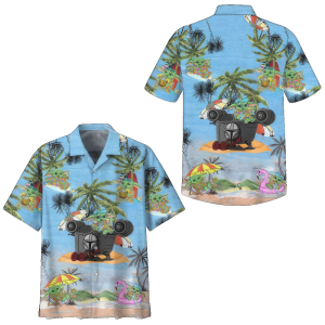 Star Wars Baby Yoda Summer Time Hawaiian Shirt Ideal Gifts