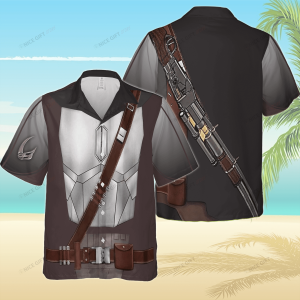 Star Wars Beskar Cosplay Theme Hawaiian Attire