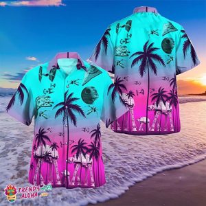 Star Wars Characters Tropical Hawaiian Summer KLA Beach Shirt