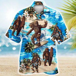 Star Wars Chewbacca Surfing Hawaiian Shirt
