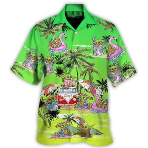 Star Wars Disney Baby Yoda Cool Hawaiian Shirt