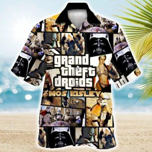 Star Wars Grand Theft Droids Mos Eisley Hawaiian Shirt