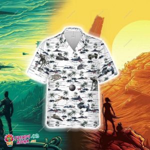 Star Wars Hawaiian Shirt, Star Wars Button Shirt, Star Wars Hawaii Shirt, Star Wars Lover, Star Wars Gift, Gift For Father