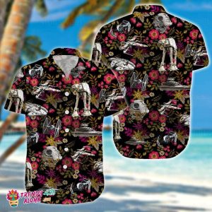 Star Wars Hawaiian Shirt, Star Wars Shirt, Spaceship Summer Shirt, Star Wars Tropical Shirts, Star Wars Gift, Beach Summer Shirt