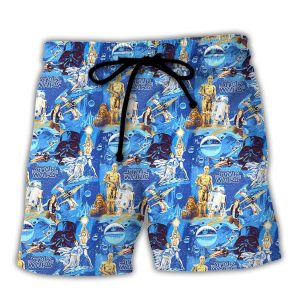 Star Wars Luke Sleepwalker Trendy KLA Hawaiian Beach Shorts