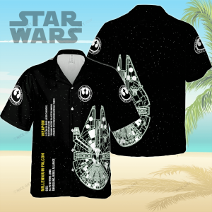Star Wars Millennium Falcon Hawaiian 3D Shirt