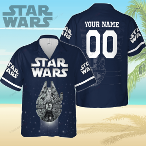 Star Wars Millennium Falcon Personalized Hawaiian 3D Shirt