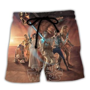 Star Wars No One’s Ever Really Gone Trendy KLA Hawaiian Beach Shorts