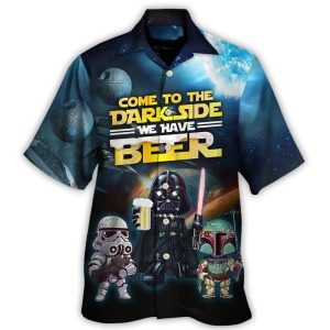 Star Wars Stormtrooper Darth Vader Boba Fett Hawaiian Shirt