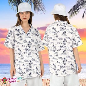 Star Wars Summer Spaceships Tropical Palm Beach KLA Shirt