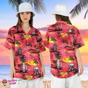 Star Wars Sunset Palm Vader Stormtrooper KLA Shirt