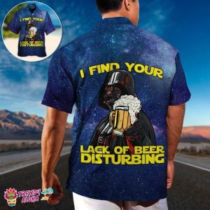 Star Wars Themed Beer Days Hawaiian Unisex Beach Shirt Summer