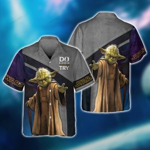 Star Wars Yoda’s Wisdom Blooms on a Hawaiian 3D Shirt