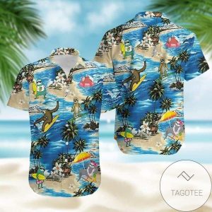 Summer Fun Embodied Slot Surfing Vibes On A Tropical Hawaiian Shirt