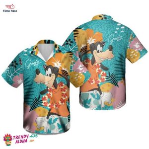 Summer Holiday Goofy and Mickey Mouse Disney Hawaiian Shirt Gift