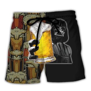 Sw Darth Vader I Find Your Lack Of Beer Disturbing Trendy KLA Hawaiian Beach Shorts