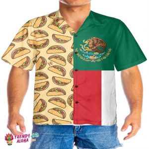 Tacos Will Never Break Your Heart Hawaiian Shirt, Funny Mexican Taco Shirt