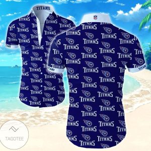 Tennessee Titans Funny Design Hawaiian Shirt Look