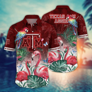 Texas A&Amp;M Aggies NCAA Hawaiian Shirt Beer Gardens KLA Shirt