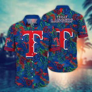 Texas Rangers MLB Hawaiian Shirt Summer Nights KLA Shirt