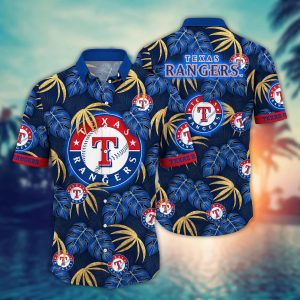 Texas Rangers MLB Hawaiian Shirt Sundrenched KLA Shirt